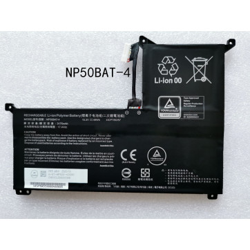 Replacement Clevo NP50BAT-4 15.2V 49Wh laptop battery