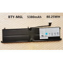 MSI Creator 17 A10SGS BTY-M6L GE63 8RF Laptop Battery