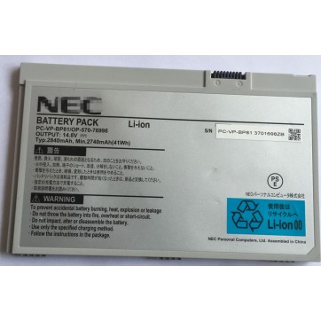 Genuine NEC PC-VP-BP81 OP-570-76998 2840mAh/41Wh Battery