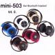 Mini-503 Wireless Bluetooth 4.0 Stereo Headphones Handsfree Sports Music In-Ear Headphones Headphones Bluetooth